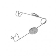 Alphonson Infant Lid Speculum With Finger Grip Stainless Steel,